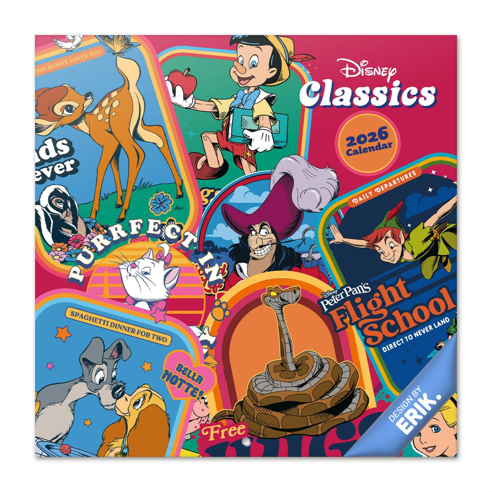 Grupo Erik Wall Calendar 2026 - Disney Calendar 2026 | Square 30 x 30 cm - 12 x 12 inches Wall Pl... | Amazon (UK)