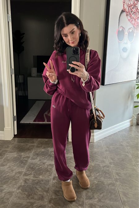 This ALO accolades sweatsuit is everything!!! This colour is Sold out! But I have every colour and they are a must! 

#LTKstyletip #LTKover40 #LTKVideo
