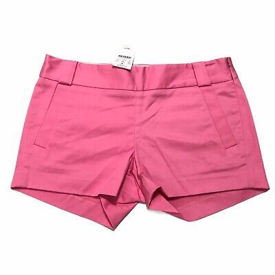 J Crew Factory Pink Carson Shorts Size 2 Side Zipper 37417 Cotton Spandex Blend | eBay US