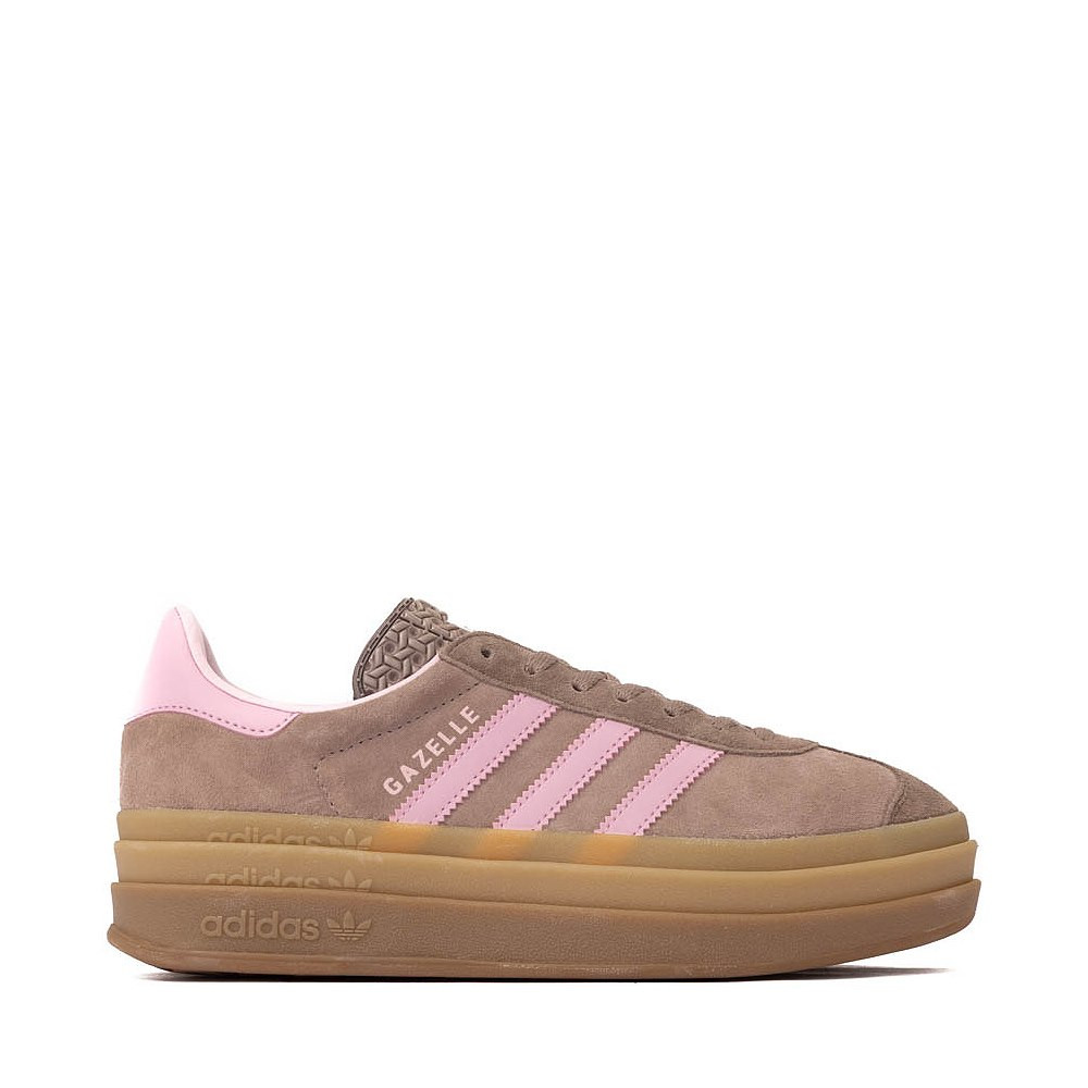 Womens adidas Gazelle Bold Athletic Shoe - Trace Brown / Clear Pink / Earth Strata | Journeys