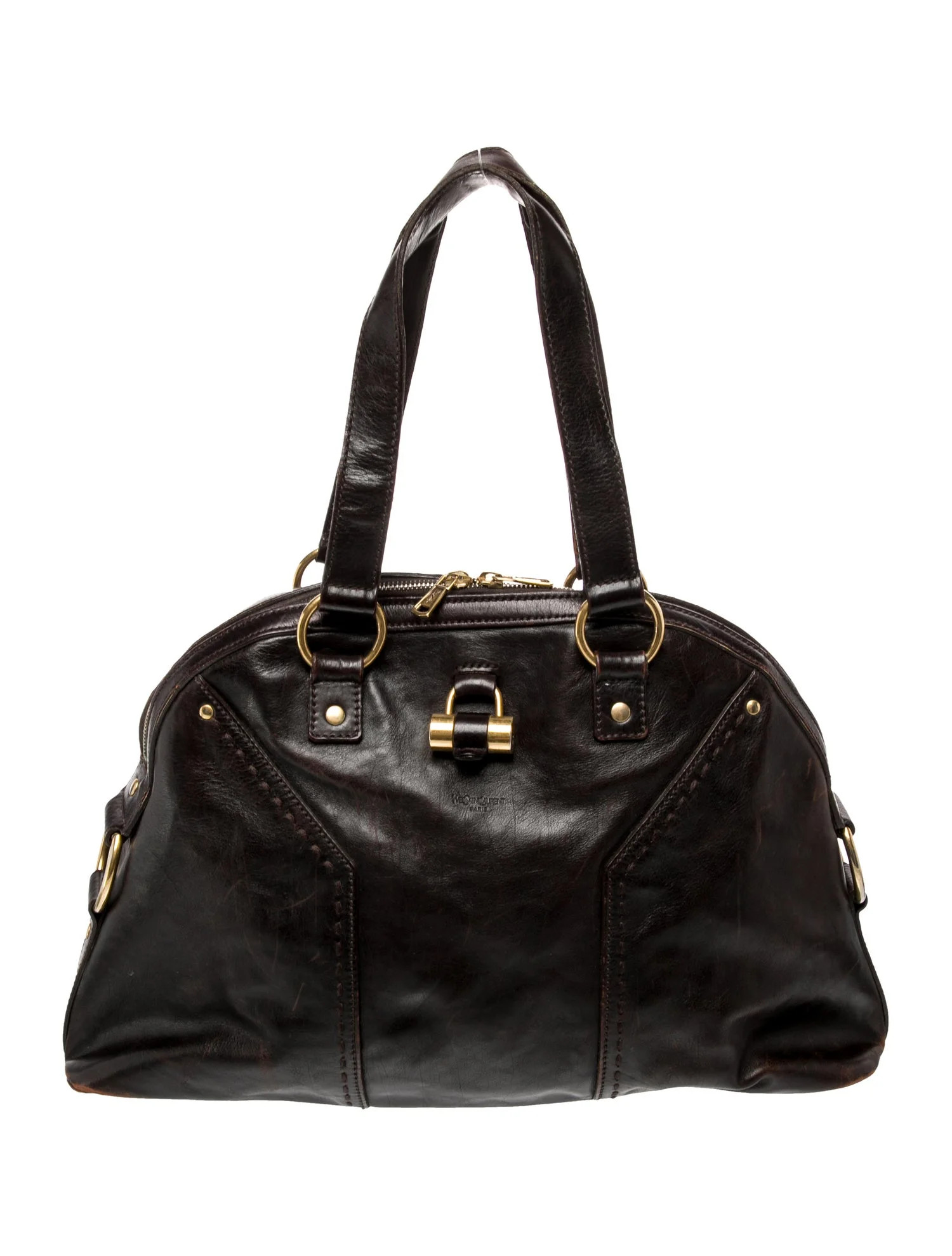 Leather Saint Laurent Muse Large Vintage | The RealReal