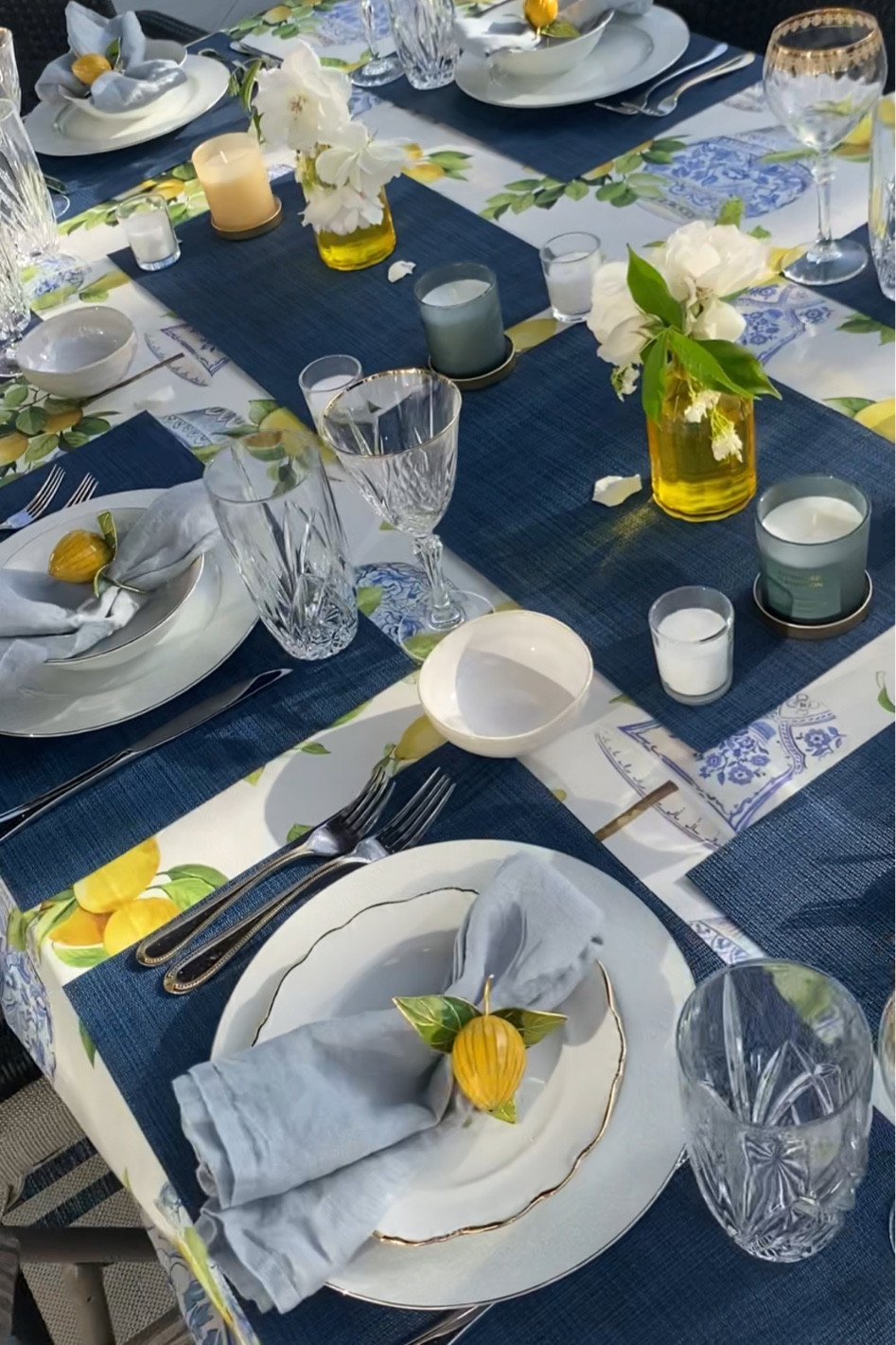 Created a yellow & blue summer vibe for the table scape for Michael’s birthday! Shop the products I used to make this dinner party look fabulous 🍋💙

#LTKHome #LTKParties #LTKOver40