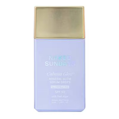 NAKED SUNDAYS ‘Cabana Glow’ Mineral Glow Serum Drops SPF50 Illuminating 40ml | Sephora UK