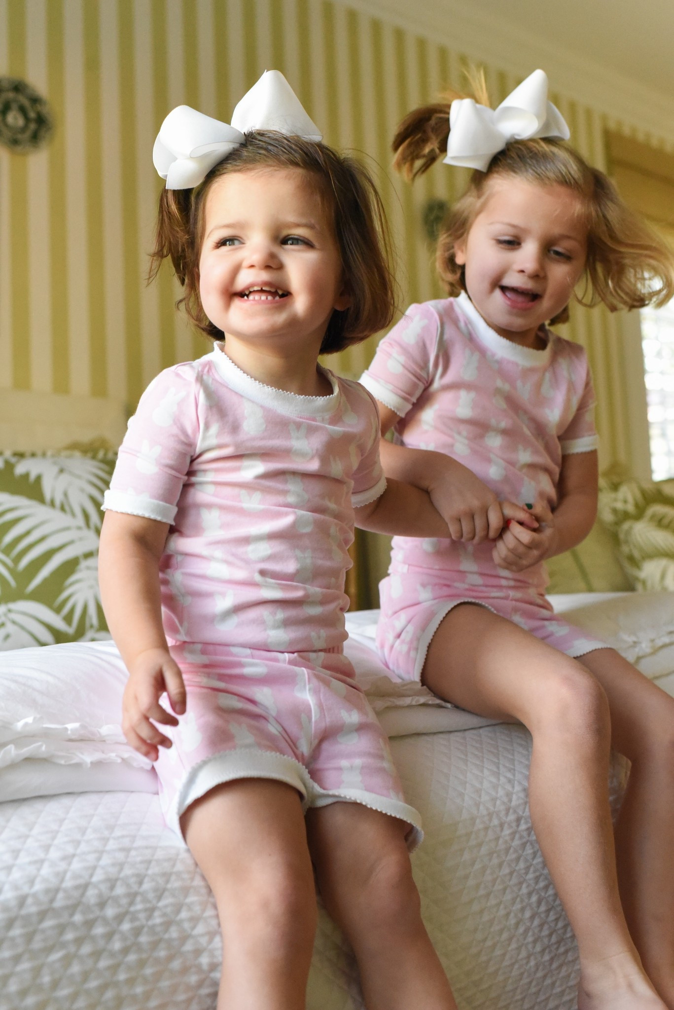 Hop on over! The Classic Whimsy Easter Collection is live! These precious pajamas are $26 and also come in blue! 