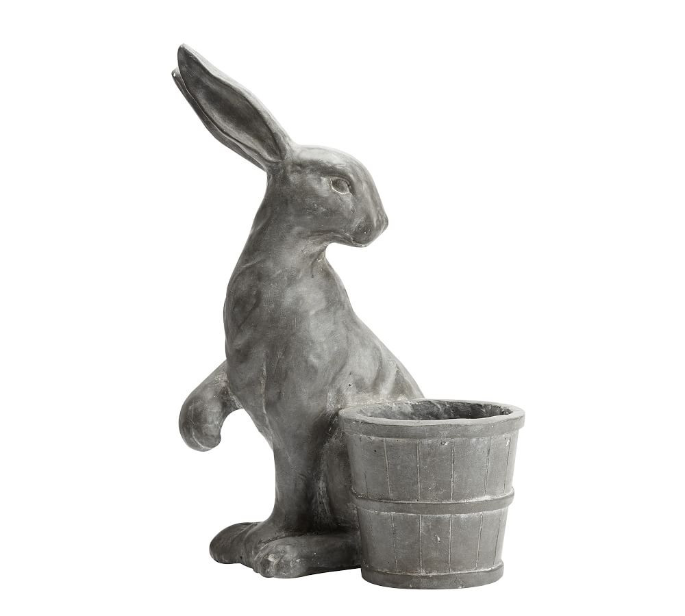 Essex Bunny, Resin - With Front Basket | Pottery Barn (US)