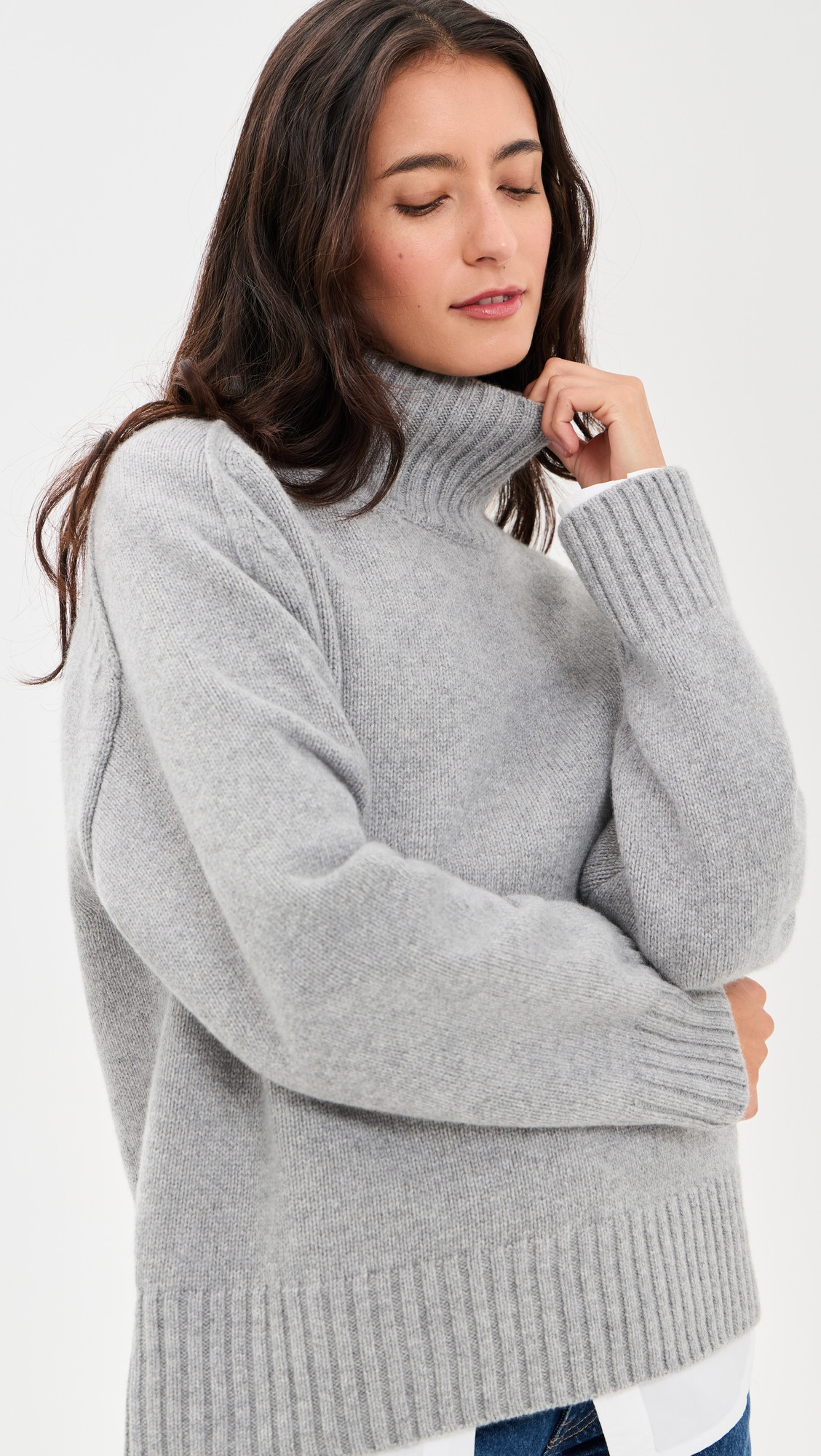 Citizens of Humanity Scout Turtleneck Sweater Heather Grey XS | Shopbop