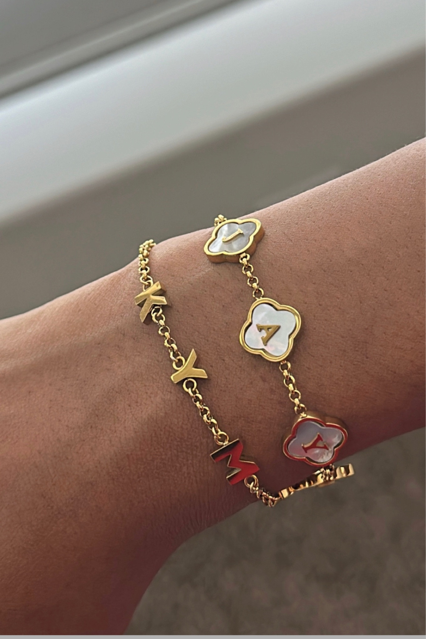 Name bracelets! 

#LTKStyleTip