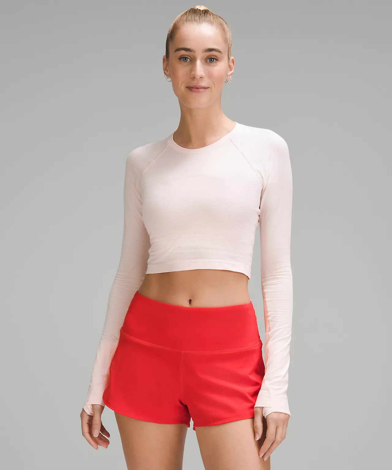 Swiftly Tech Cropped Long-Sleeve Shirt 2.0 | Women's Long Sleeve Shirts | lululemon | Lululemon (US)
