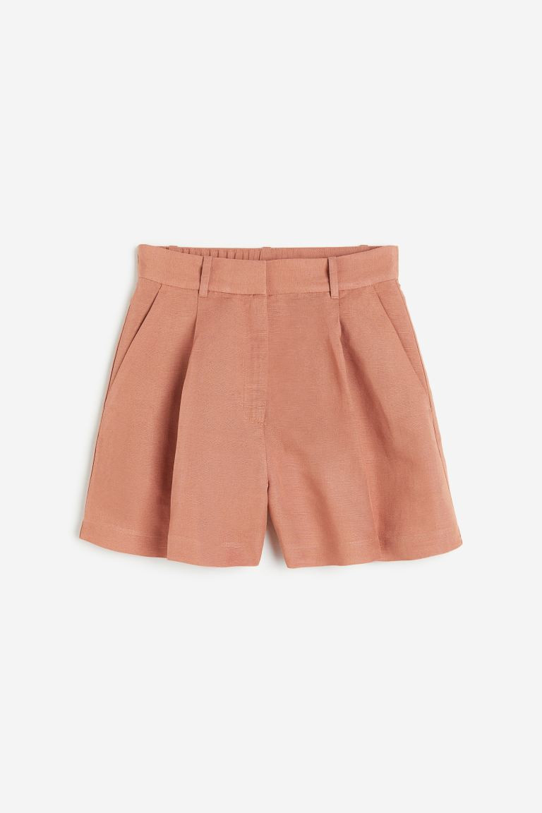 Linen-blend Bermuda Shorts | H&M (US + CA)