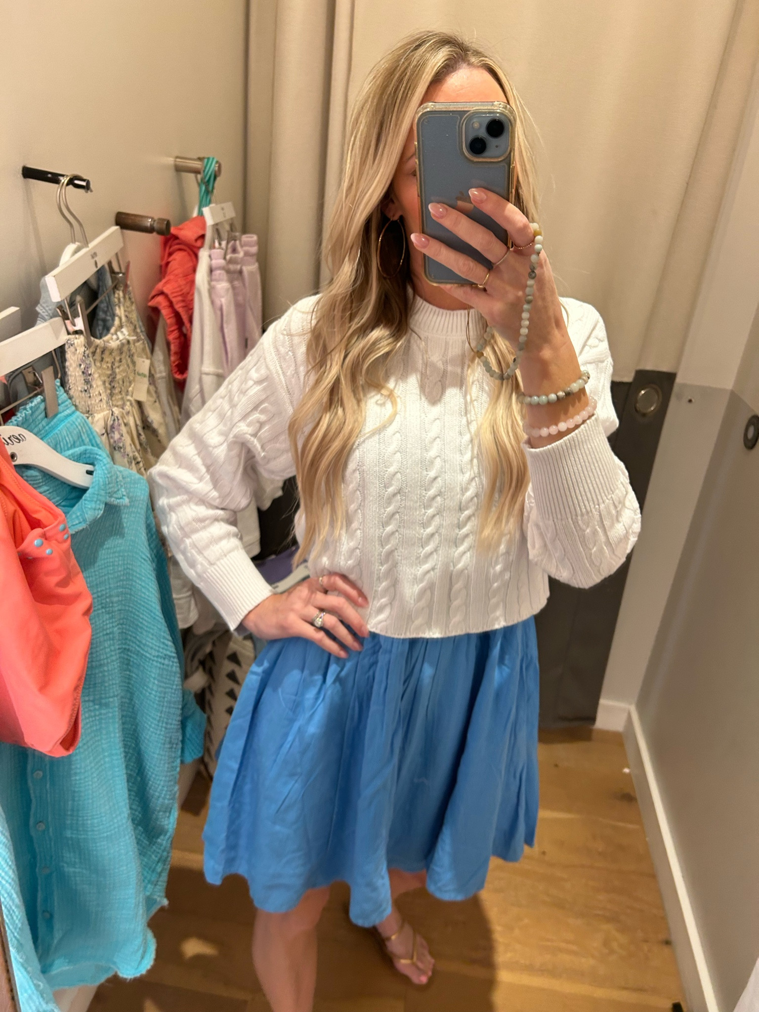This dress comes in more colors! I paired it with this sweater! It is the perfect spring look! Heart my post and get alerted when it all goes on sale Friday for the exclusive LtK sale! 

#LTKstyletip #LTKsalealert #LTKSpringSale
