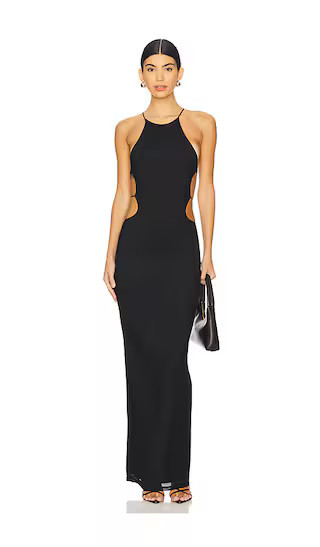 superdown Rue Maxi Dress in Black. - size M | Revolve Clothing (Global)