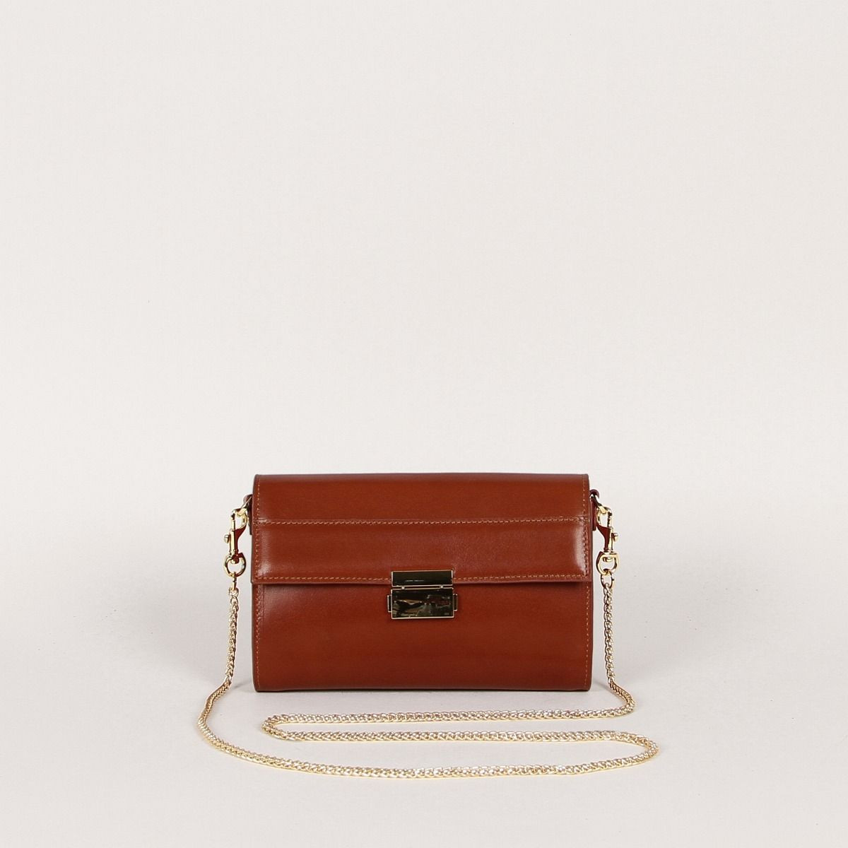 Pochette en cuir de vachette au tannage végétal ALINE | La Redoute (FR)