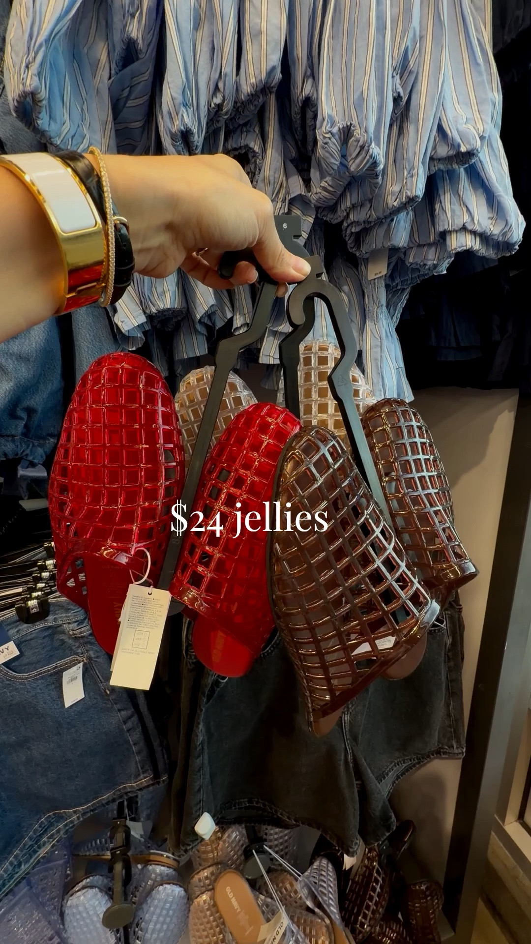 $24 jellies! There do run small. I’d go up a full size. Not for narrow feet. 

#LTKPetite #LTKSeasonal #LTKootd