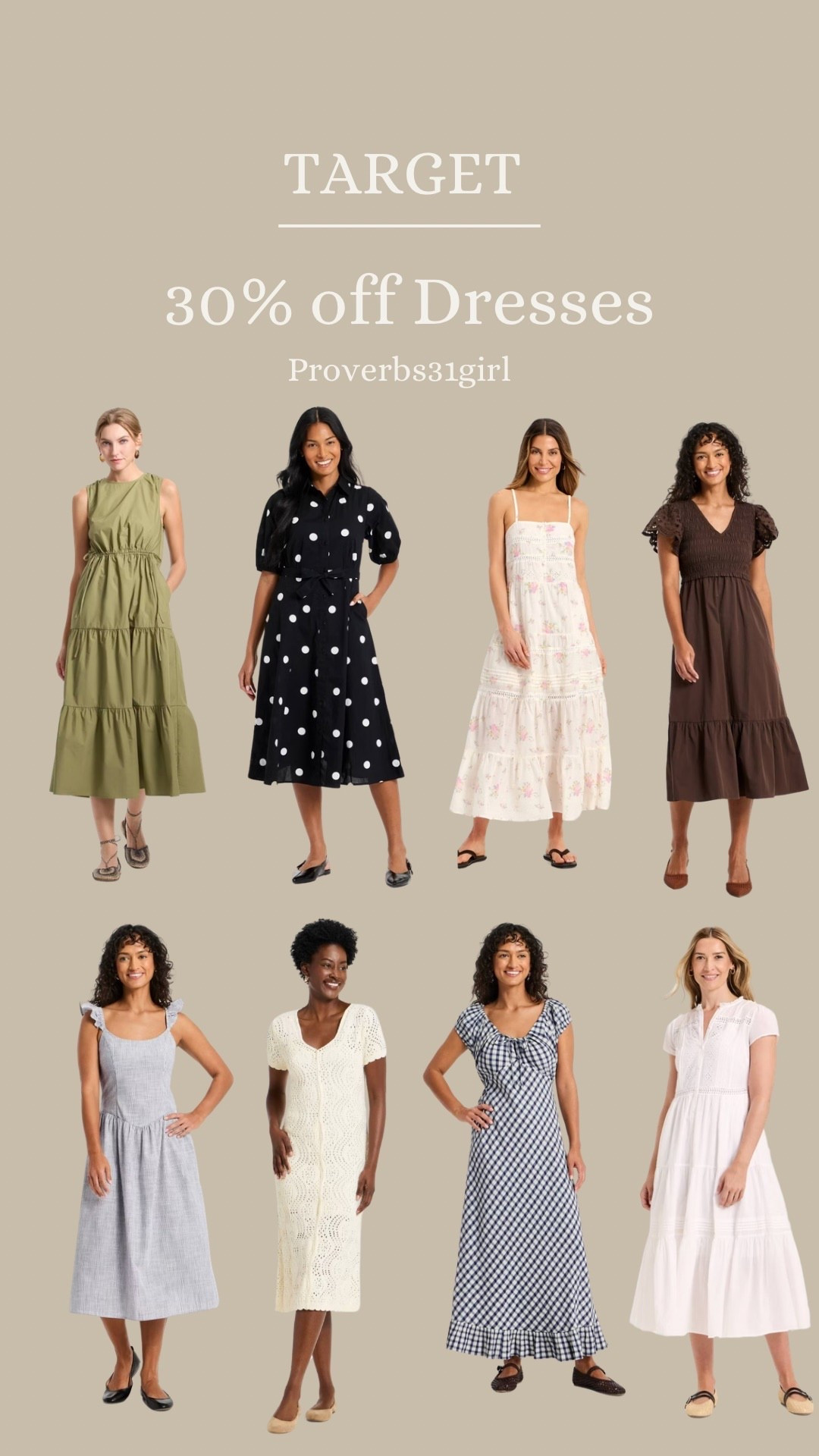 30% off Target Dresses! 

#targett

#LTKSeasonal