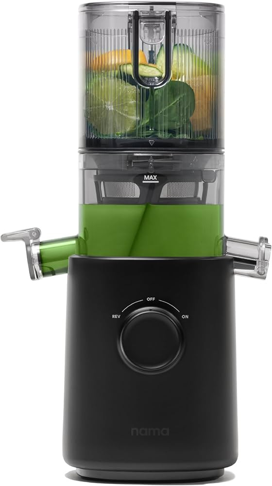 Nama J3 Compact Cold Press Juicer – Space Saving & Self Feeding for Hands-Free Operation – Li... | Amazon (US)