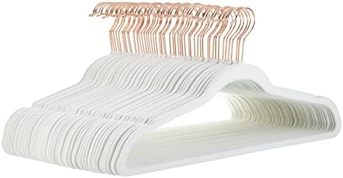 Amazon Basics Slim Velvet Non-Slip Space Saving Suit Clothes Hangers, Closet Organizer, Sturdy Co... | Amazon (US)