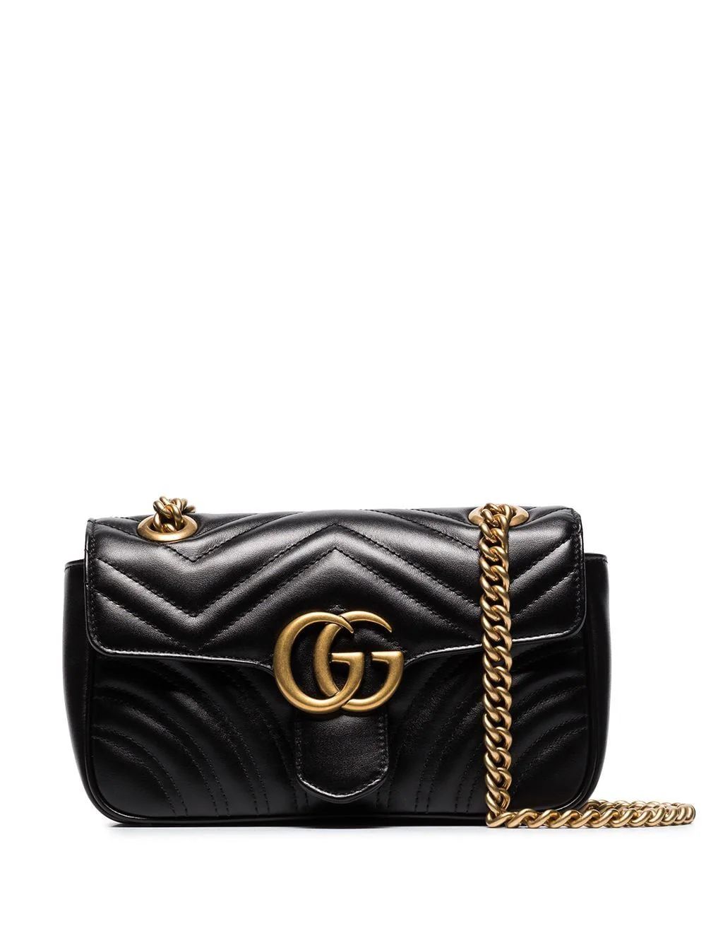 Gucci Mini GG Marmont Shoulder Bag - Farfetch | Farfetch Global