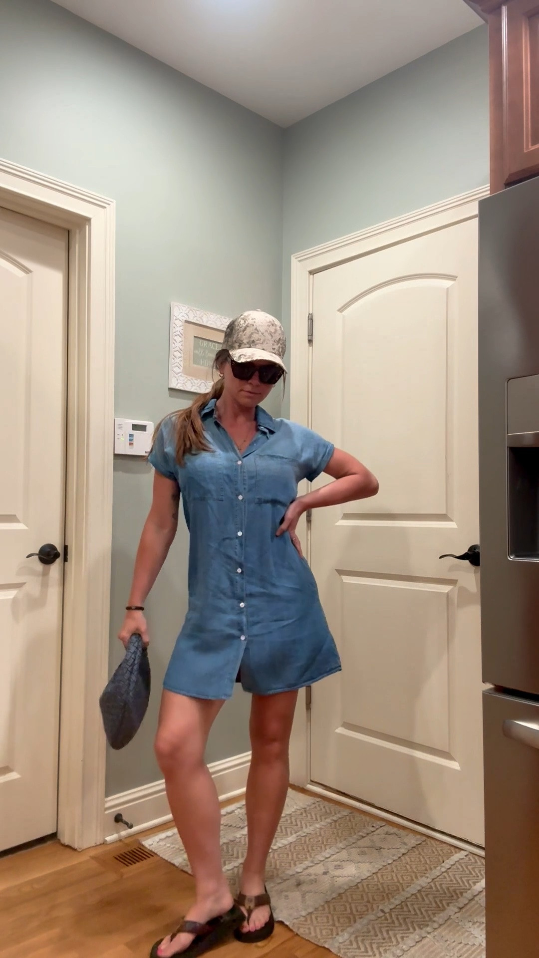 Denim dress is my go to alwayssss! 

Found this cute little number on Amazon last summer and I’m still loving it! It’s so comfortable and perfect for the super hot days when you want something loose and airy yet not too revealing… slipped this on right after a long day of baking at the pool with the kids for supper time, then evening church yesterday and a little family get together at dads. 

Amazon find + denim dress + date night outfit + family time + mom outfit + casual summer outfit + country concert outfit + vacation outfit + everyday cute outfit + casual date night outfit + live in outfit 💙🩵

#LTKootd #LTKmomlife #LTKSaleAlert