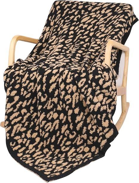 Fleece Throw Blanket for Couch,Soft Cozy Microfiber Reversible Fluffy Leopard Throw Blanket,50X60... | Amazon (US)