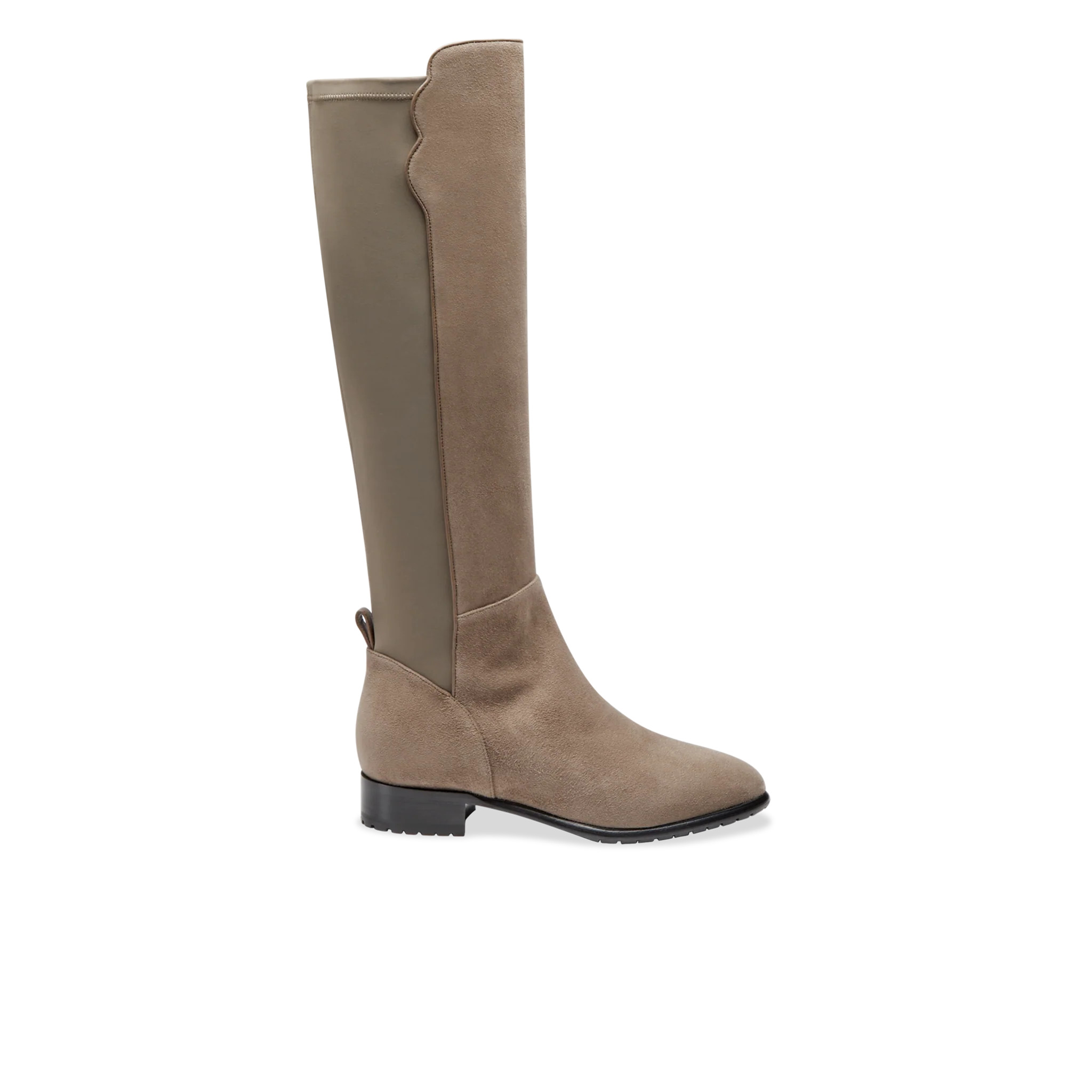Perfect Stretch Boot 30 | Water-Resistant Taupe Suede | Sarah Flint | Sarah Flint