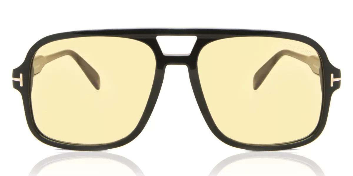 Tom Ford FT0884 FALCONER-02 01E Men's Sunglasses Black Size 60 | SmartBuyGlasses Global