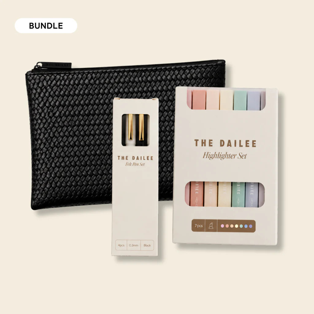 The Pencil Bag Set - Felt Pens Bundle | The Dailee