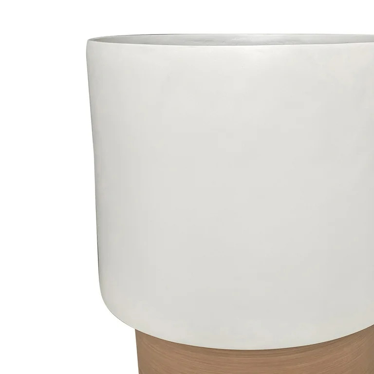 Better Homes & Gardens 14" x 14" x 15" Laurie White Resin Planter | Walmart (US)