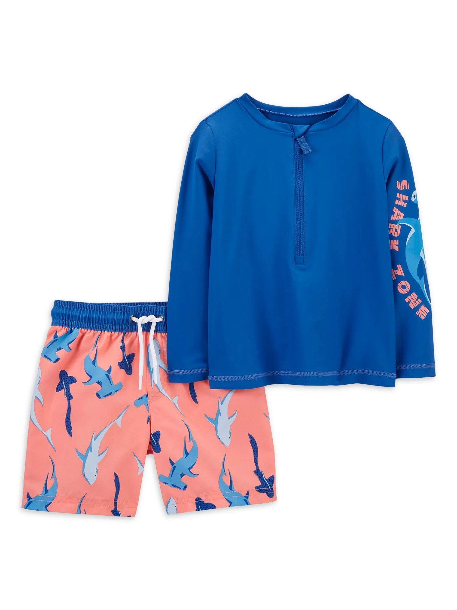 Carter's Child of MineCarter's Child of Mine Baby and Toddler Boy Rashguard and Swim Trunks Set, ... | Walmart (US)