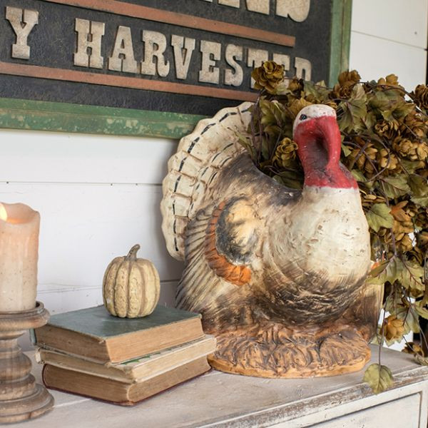 Turkey Shaped Container | Antique Farm House