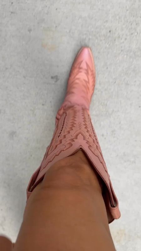 A few similar options to my pink boots from the rodeo the other night! 

#LTKVideo #LTKShoeCrush
