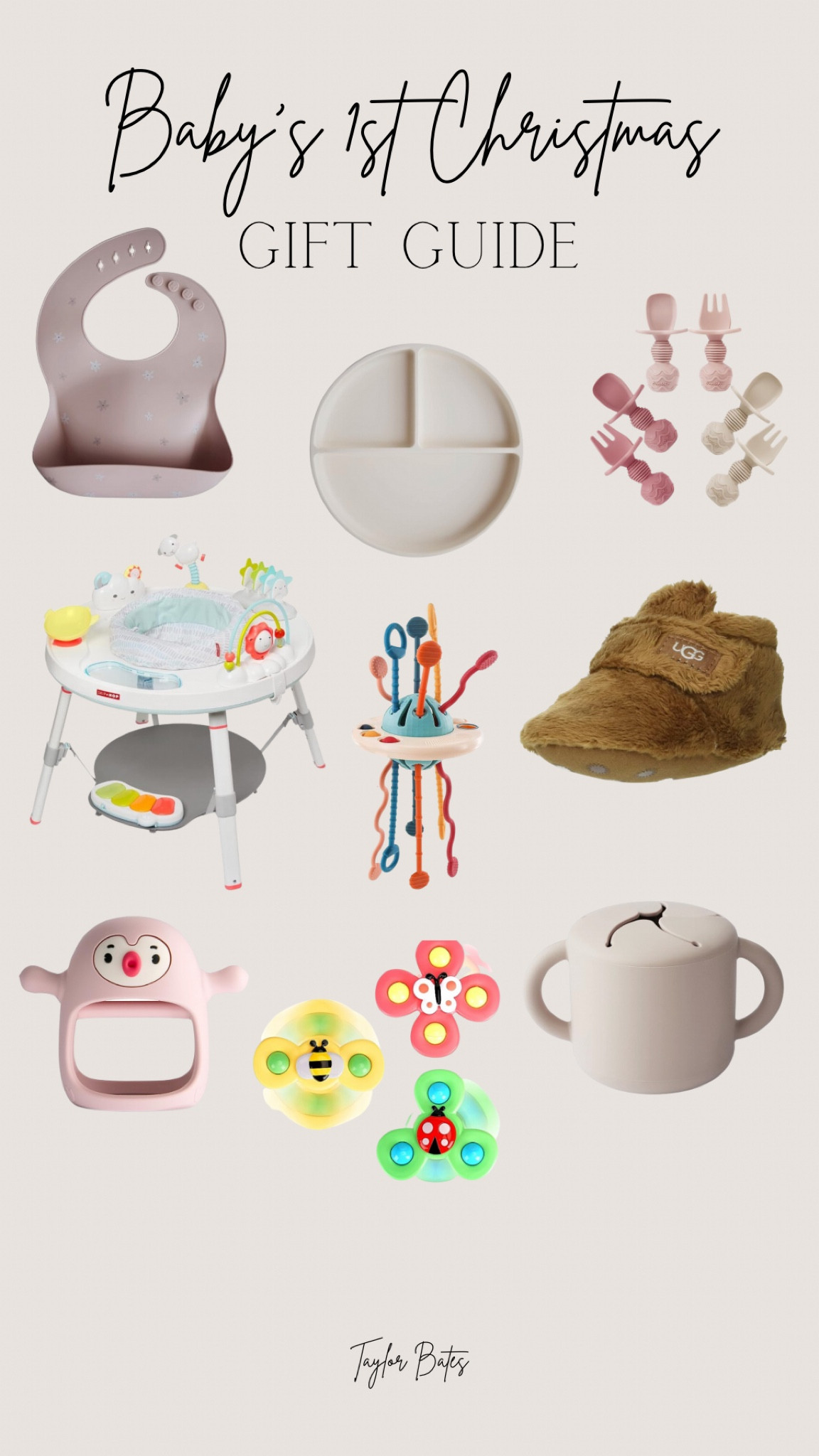 Gift guide for baby! These were some of Charlee’s favorite things - especially the skip hop activity center and the teether penguin. She still uses the mushie snack cup and these spoons & forks everyday! 

Gift guide - Holiday shopping - Gift guide for baby - Holiday gifts - baby gift ideas - baby’s first Christmas 

#LTKGiftGuide #LTKSeasonal #LTKHoliday