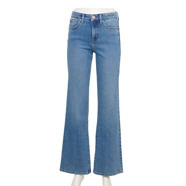 Women's LC Lauren Conrad Curvy Super High Rise Flare Jeans | Kohl's