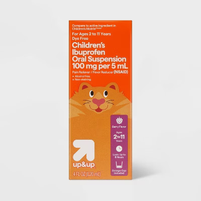 Children's Ibuprofen (NSAID) Oral Suspension Pain Reliever & Fever Reducer Liquid - Berry - 4 fl oz - up&up™ | Target