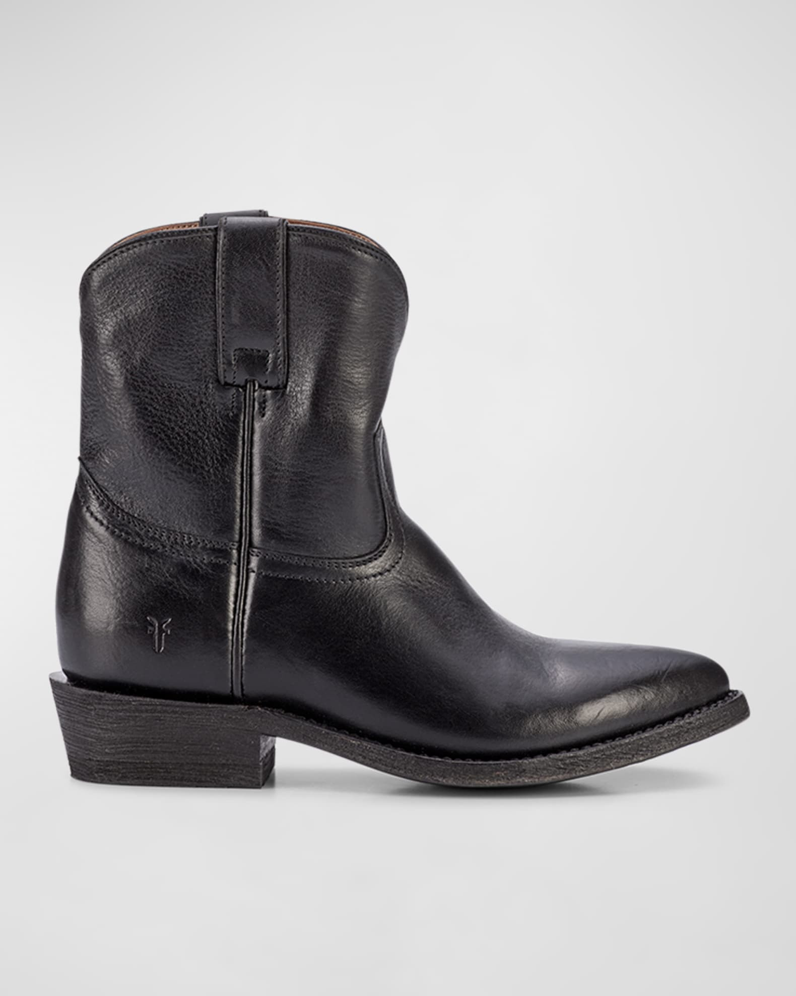 Billy Leather Short Western Boots | Neiman Marcus