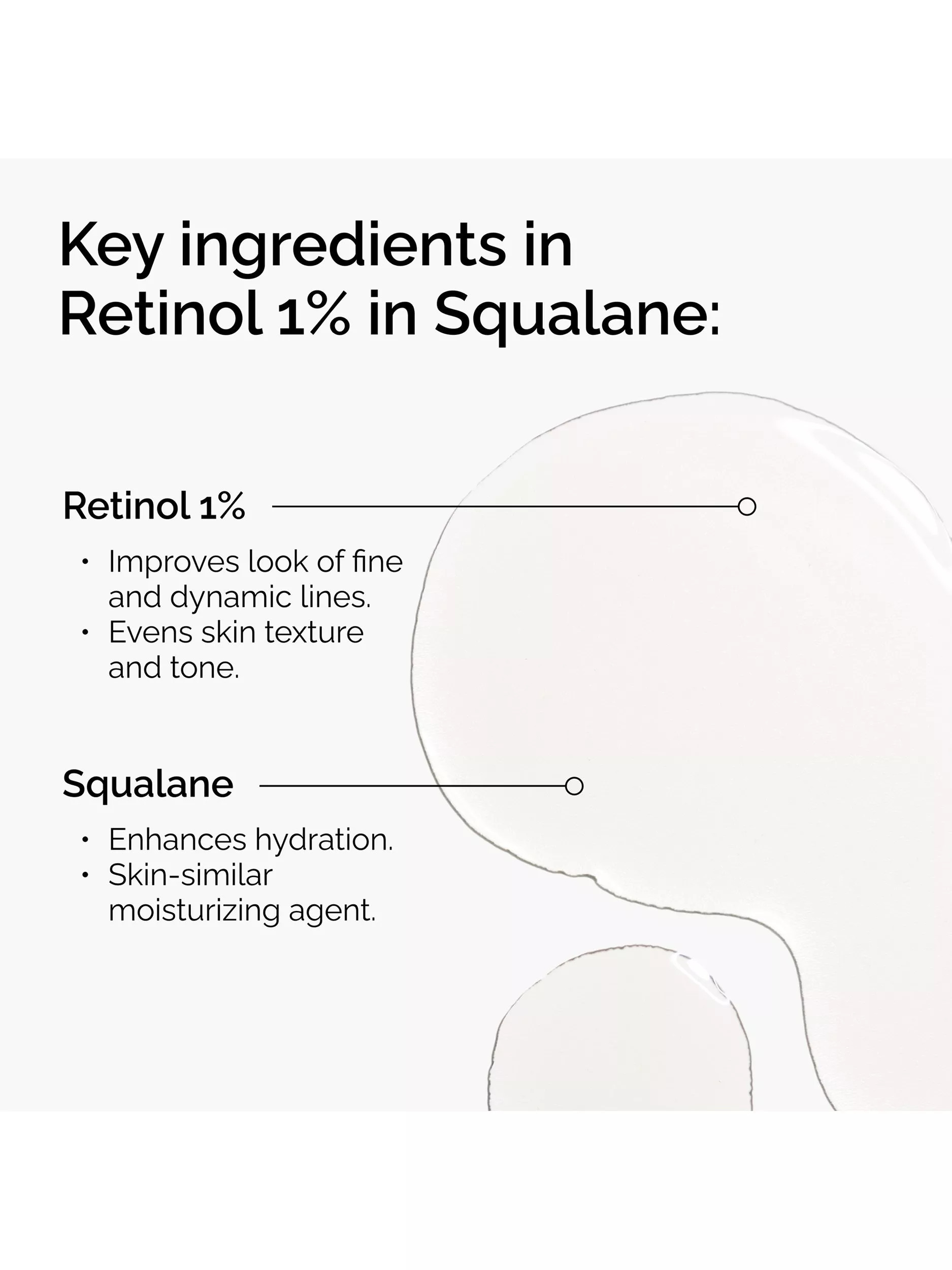 The Ordinary Retinol 1% in Squalane Anti-Ageing Serum, 30ml | John Lewis (UK)