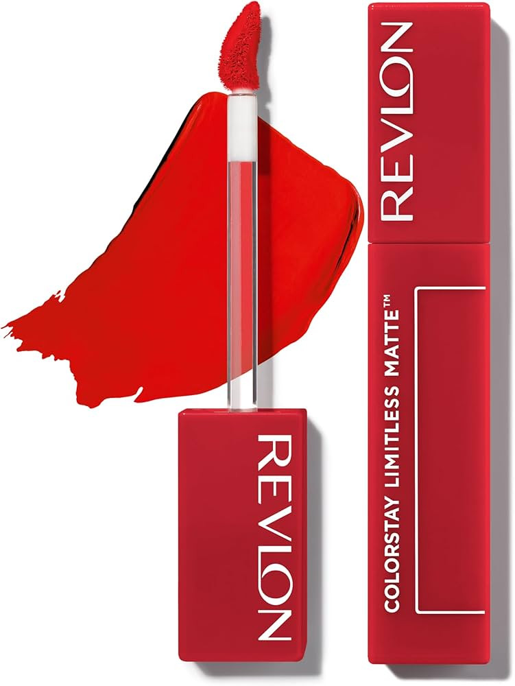 Revlon ColorStay Limitless Matte Liquid Lipstick, Vegan Formula, No-Budge, Longwear Lip Color, Lo... | Amazon (US)