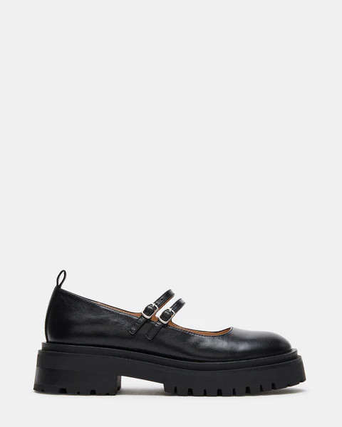 LUCINE BLACK LEATHER | Steve Madden (US)