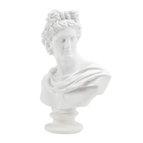 6 Inch Classic Greek Replica Apollo God Bust Statue Mythology Sculpture Figurine for Living Room ... | Walmart (US)