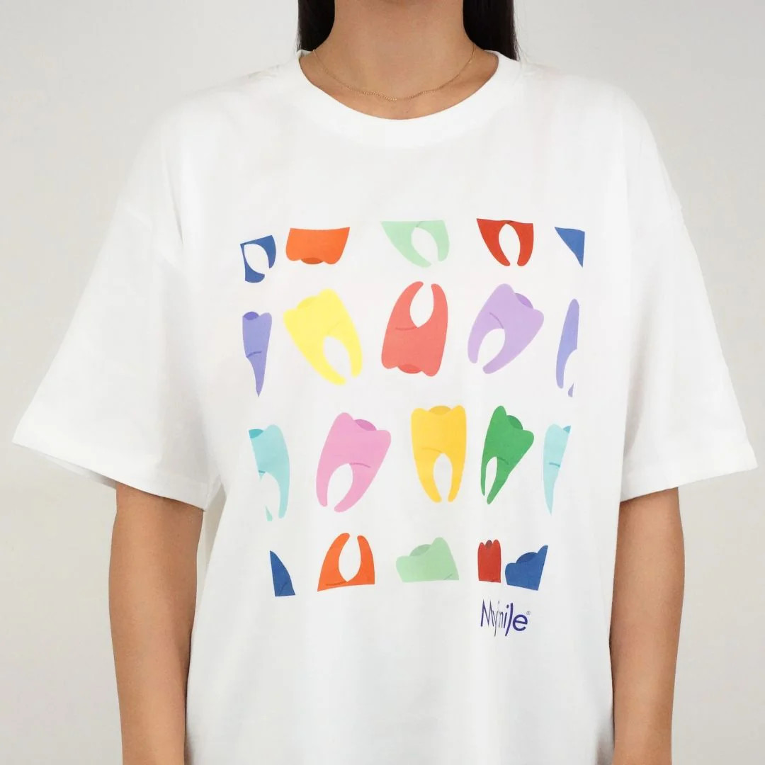 MySmile Colorful Teeth T-Shirt | MySmile Oral Care