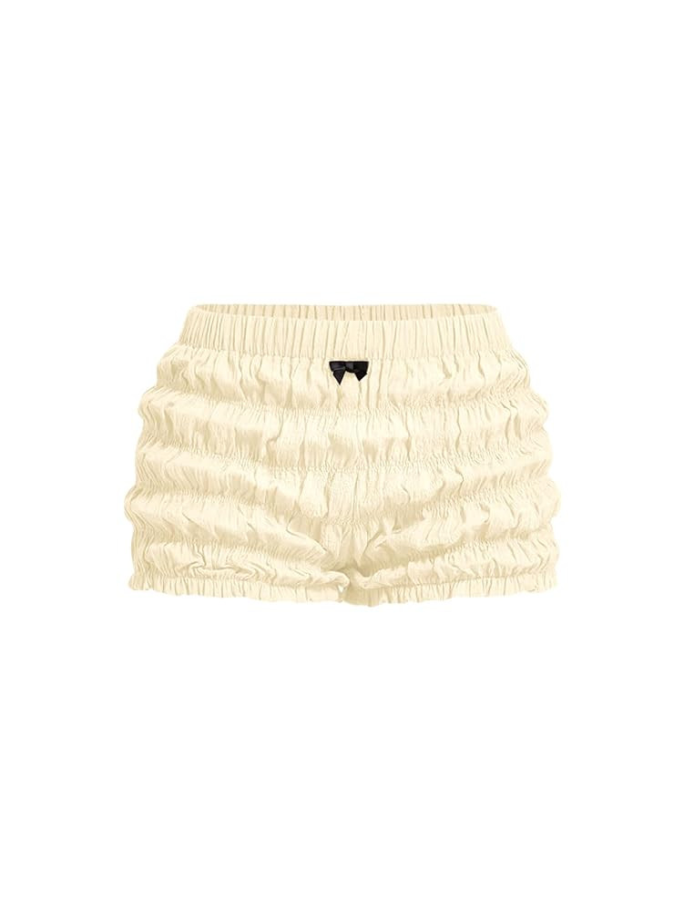 SOLY HUX Women's Ruffle Shorts Y2k Lace Lolita Bloomers Elastic Waist Frill Bottoms Micro Boyshor... | Amazon (US)