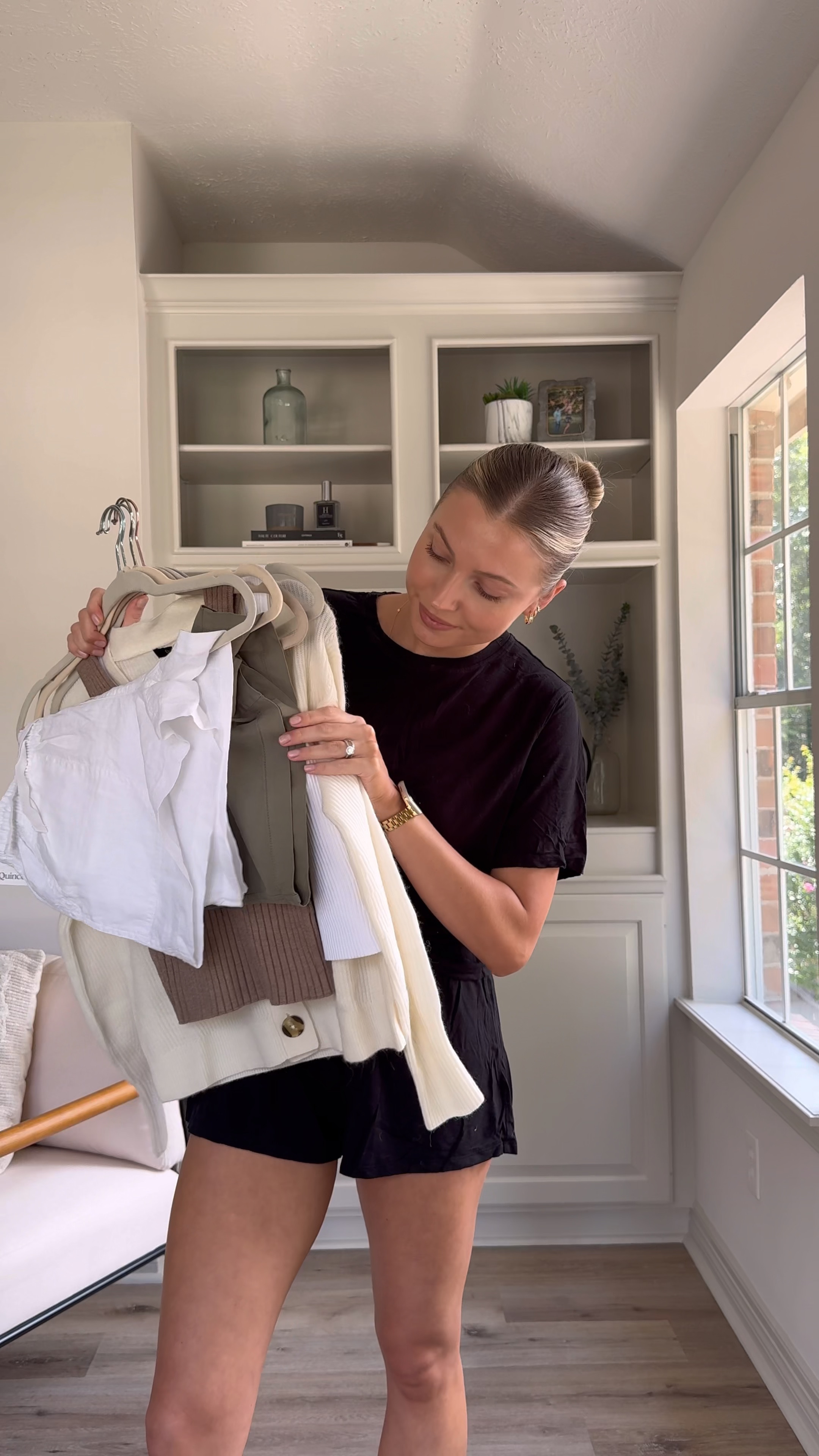 Quince summer try on haul! @onequince #quincepartner - wearing a size S in everything except the cardigan is a M. Shoes are tts. V neck tank is super nursing friendly btw!!


#LTKSeasonal #LTKStyleTip #LTKVideo