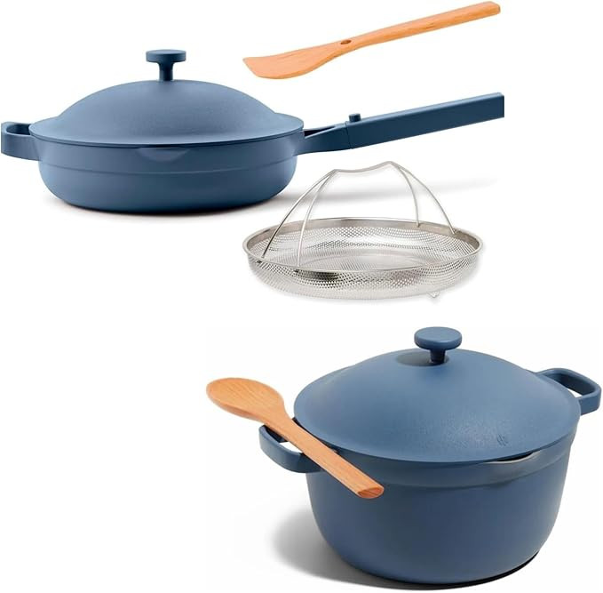 Our Place Cookware Duo - 7-Piece Set Including the Always Pan, Perfect Pot and Spatulas | Multifu... | Amazon (US)