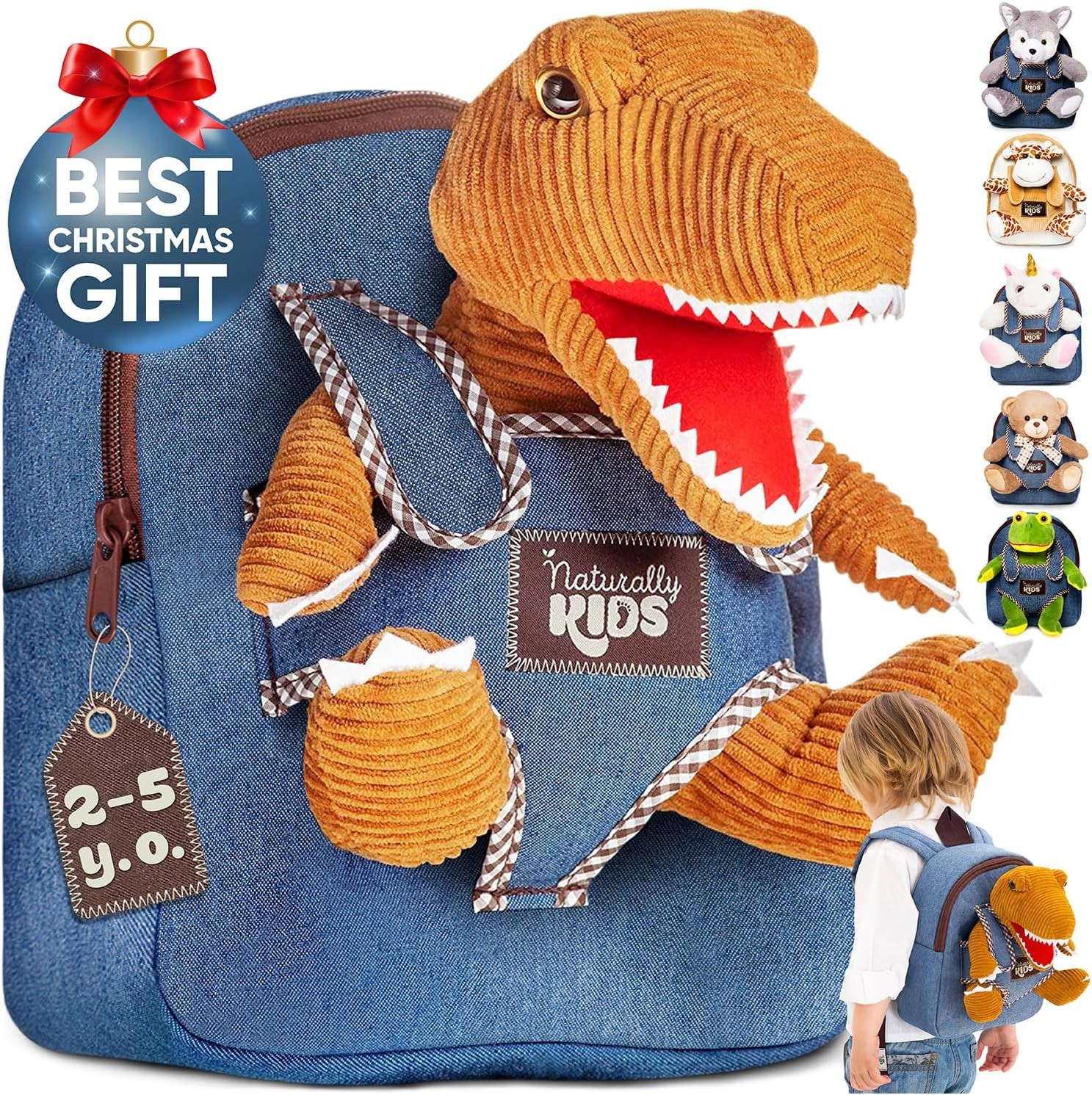 Dinosaur Toys for Boys, Girl Dinosaur Toy Dinosaurs Backpack, Toddler 3 Year Old Boy Gift, Dinosa... | Amazon (US)
