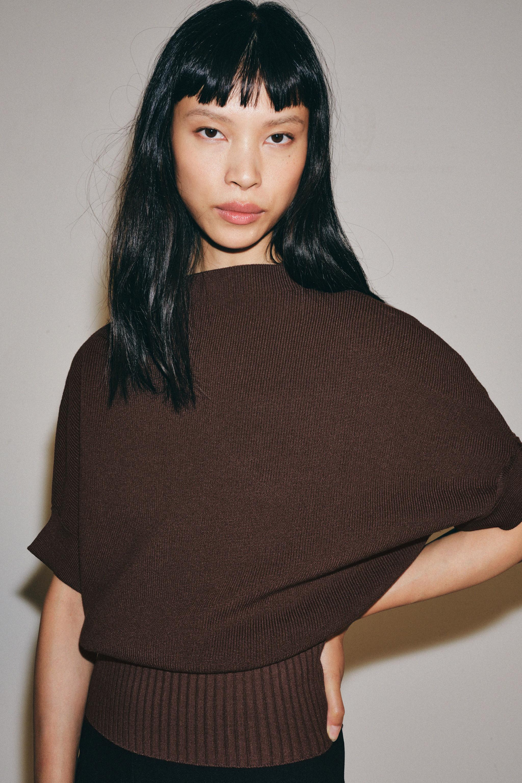 FITTED WAIST KNIT TOP | Zara US