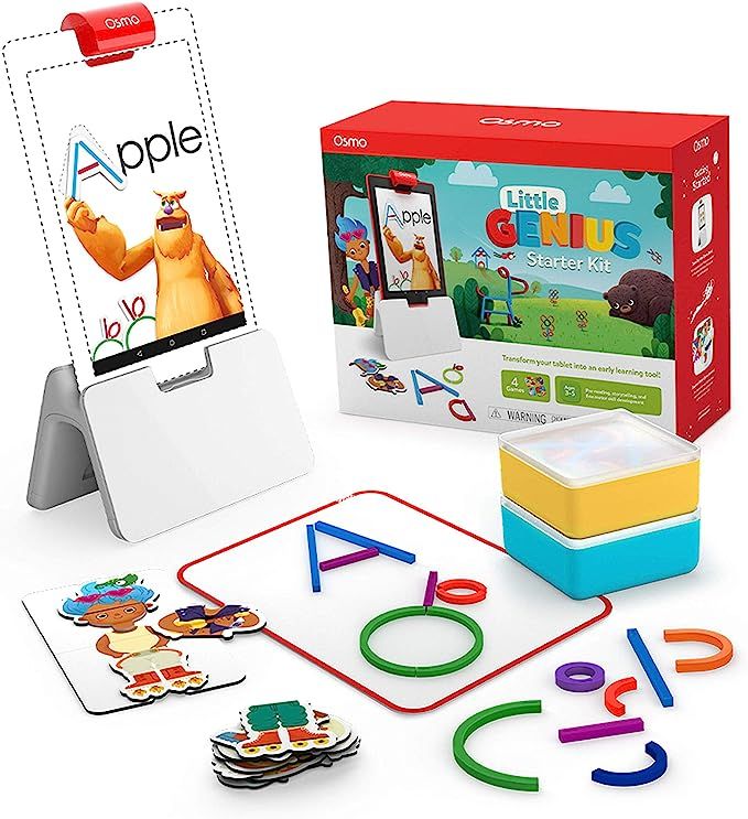 Osmo - Little Genius Starter Kit for Fire Tablet - 4 Educational Learning Games - Preschool Ages ... | Amazon (US)