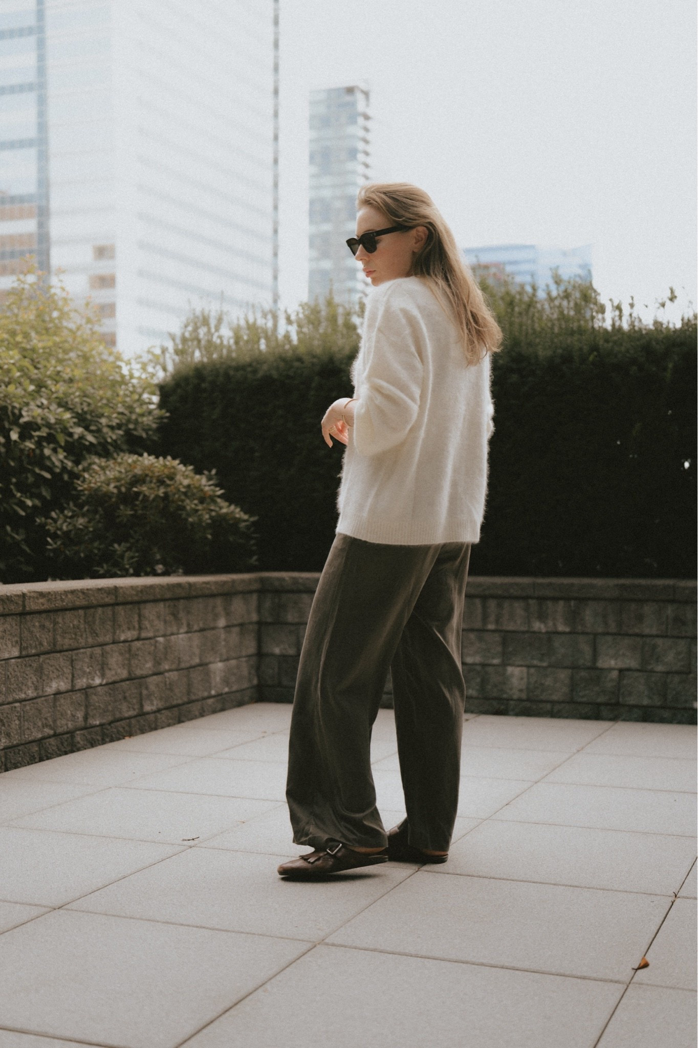 Hello, sweater weather 
Sweater: @Lily Studio 
Mules: Prada Shuffle

#LTKootd #LTKTravel #LTKWorkwear