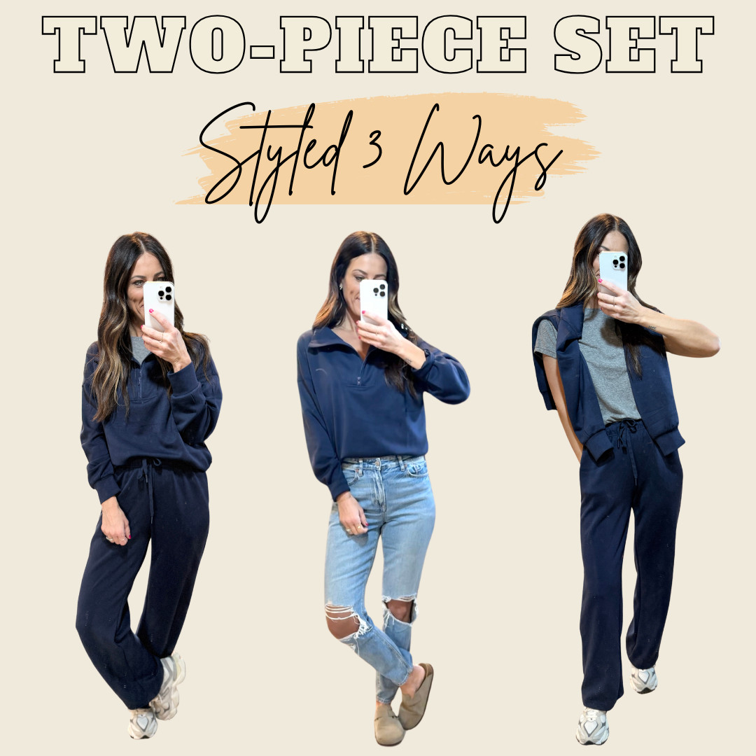 This two piece set is beyond comfortable, but can also be styled several different ways! I love versatile clothing... it's like the gift that keeps on giving! ;)  

 

#LTKSaleAlert #LTKFindsUnder100 #LTKStyleTip