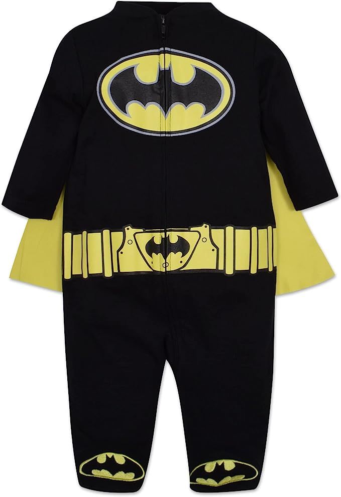 Amazon.com: Warner Bros. Batman & Superman Baby Boys' Costume Coveralls with Cape Set : Clothing,... | Amazon (US)