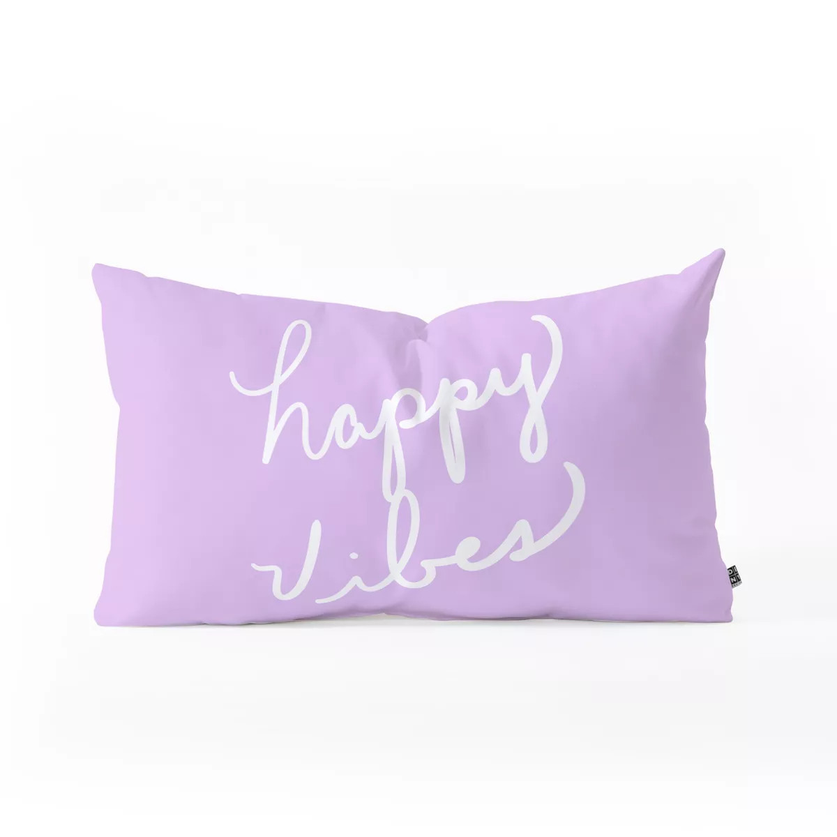 Lisa Argyropoulos Happy Vibes Lavender Lumbar Throw Pillow Purple - Deny Designs: Modern Rectangl... | Target