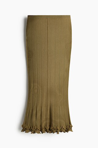 Rib-knit skirt | H&M (UK, MY, IN, SG, PH, TW, HK)